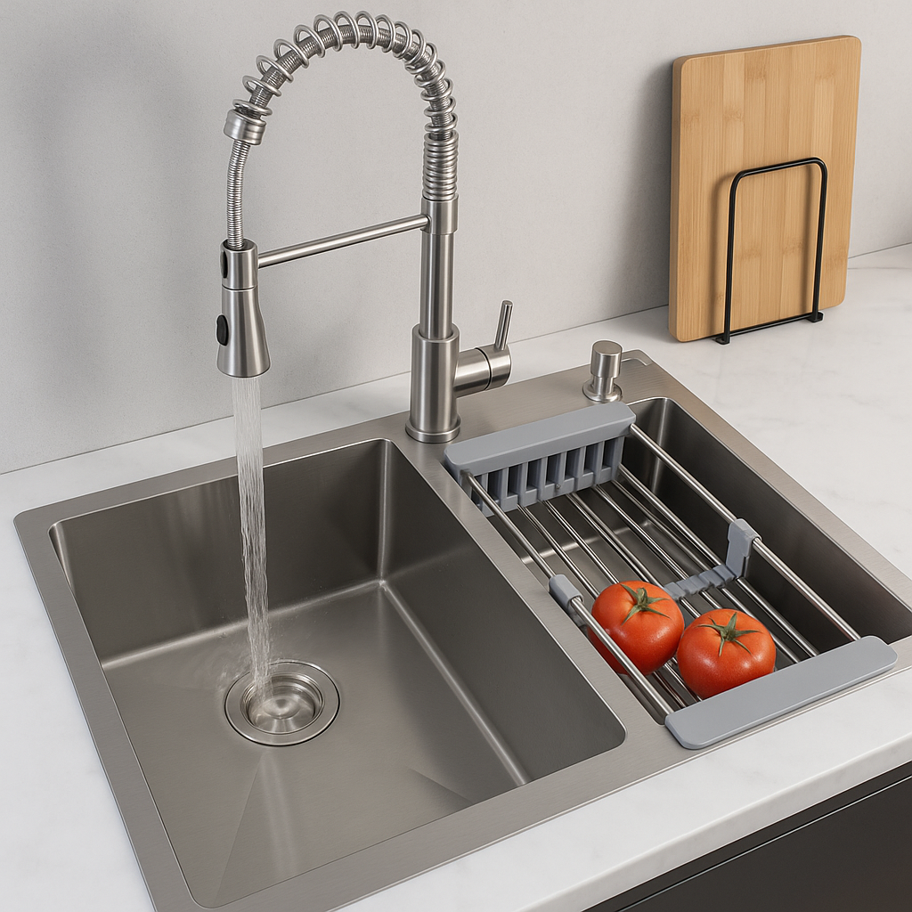 Escurridor Expandible para trastes, Ideal para cualquier fregadero 3