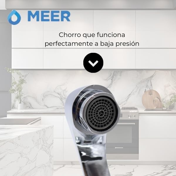 Mezcladora Cromada para Lavabo con Manerales de ABS y Cuerpo de Latón – Sistema de Cierre 1/4 de Vuelta 5