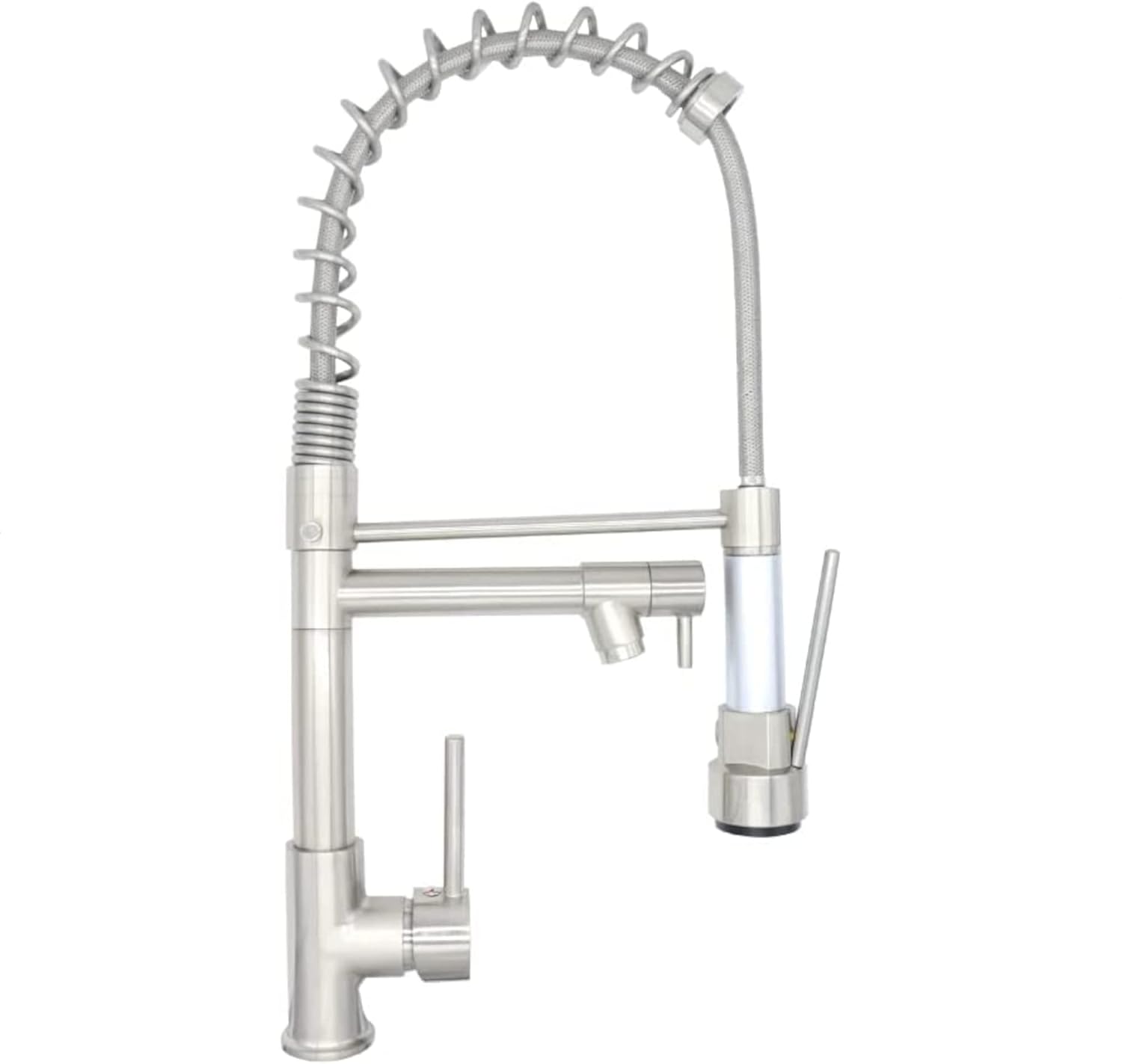 Llave Mezcladora para Cocina (Monomando y Flexible) Grifo para Fregadero Con Acabado Niquelado