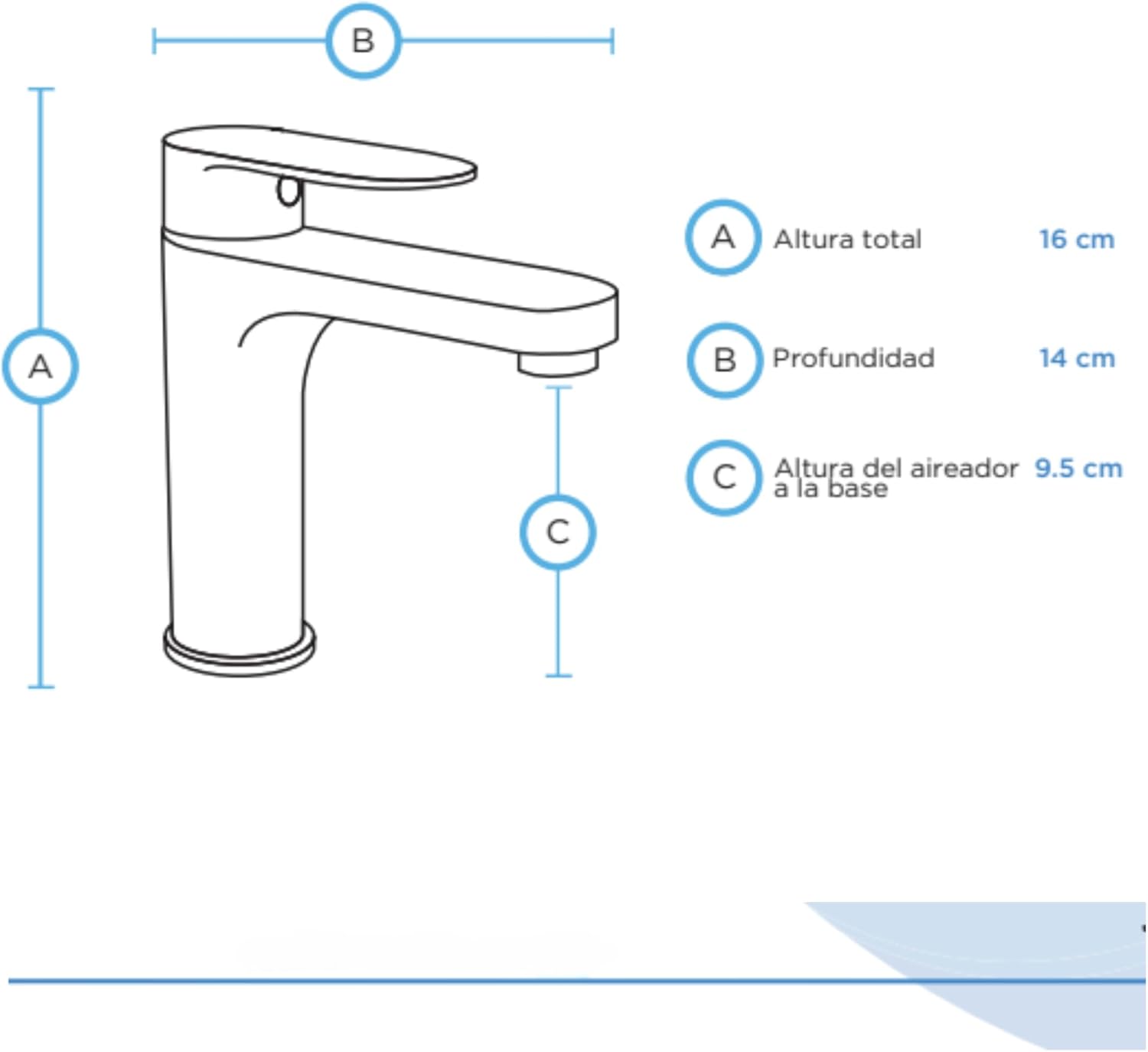 Mezcladora Monomando para Lavabo en Negro Mate – Acabado Elegante, Alta Durabilidad e Instalación Completa 3