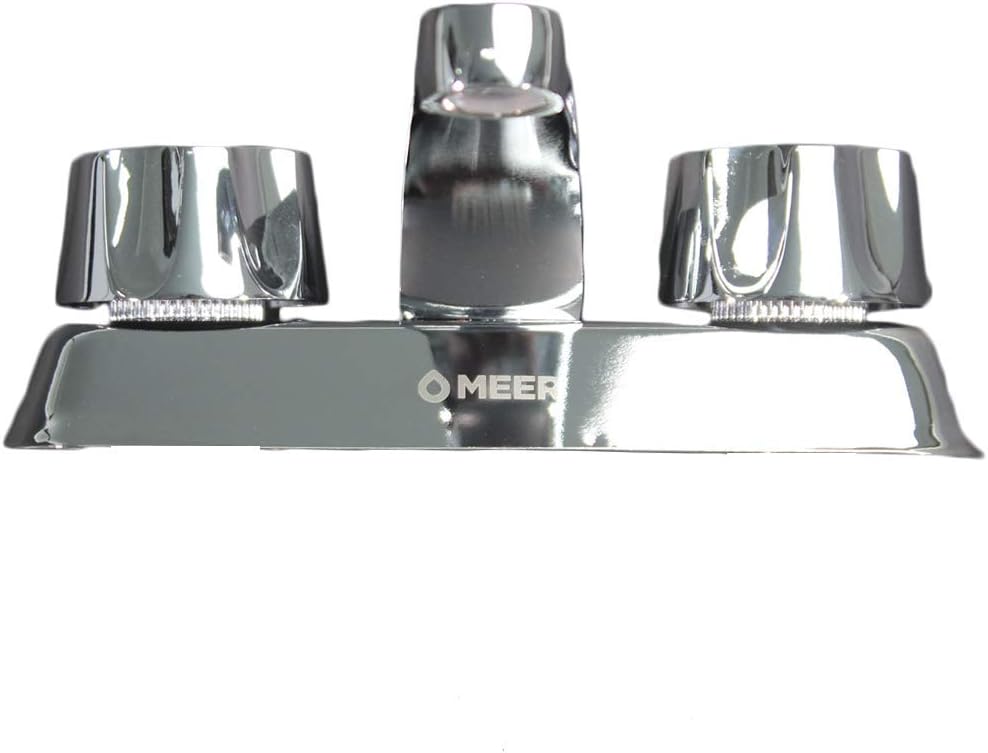 Mezcladora Cromada para Lavabo Fabricada en Acero Inoxidable, Zinc y Latón, con Medidas Estándar 5