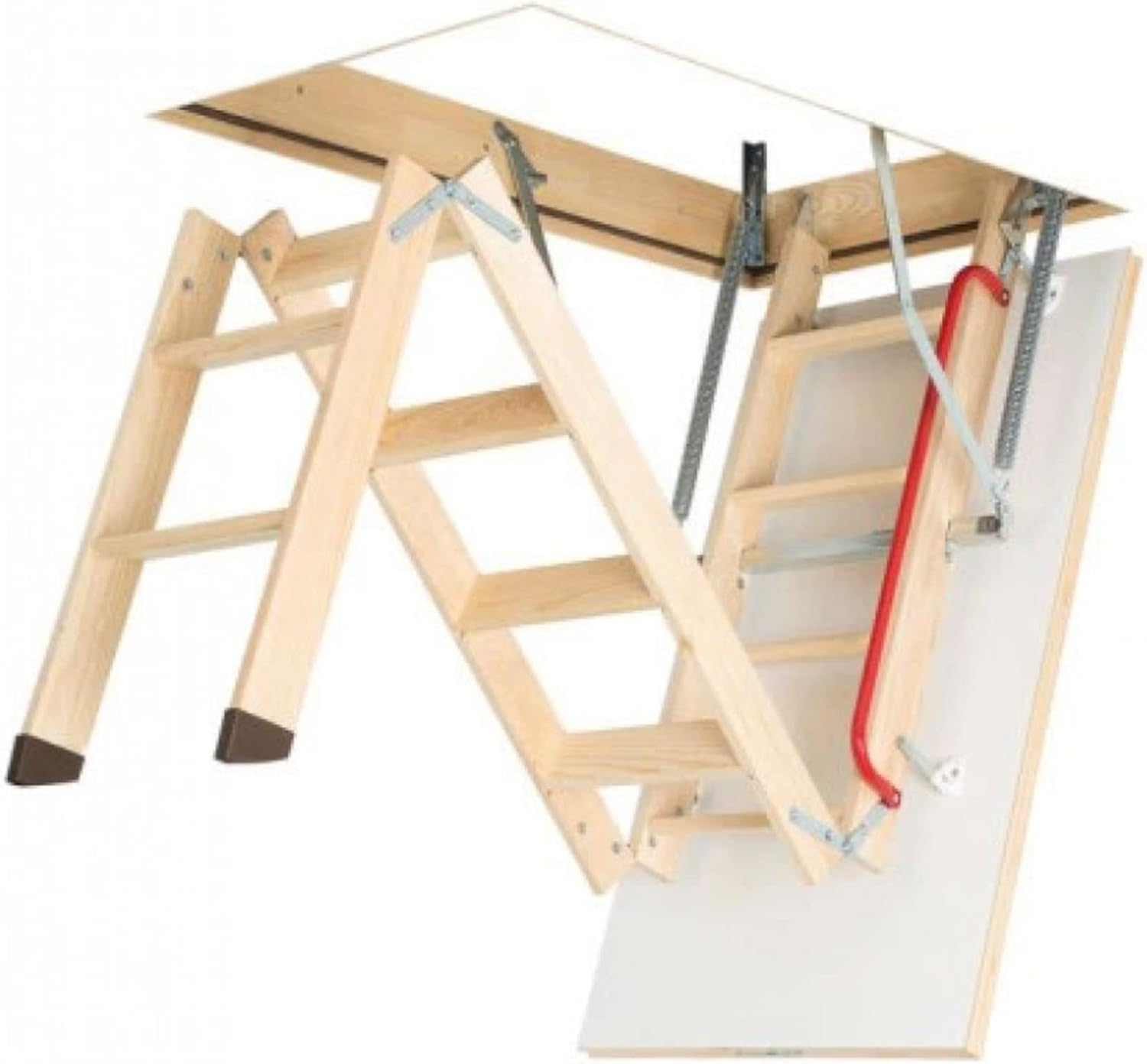Escalera para Ático de 3 tramos para Hueco de 60x120cm y con Altura Máxima de 280cm 5