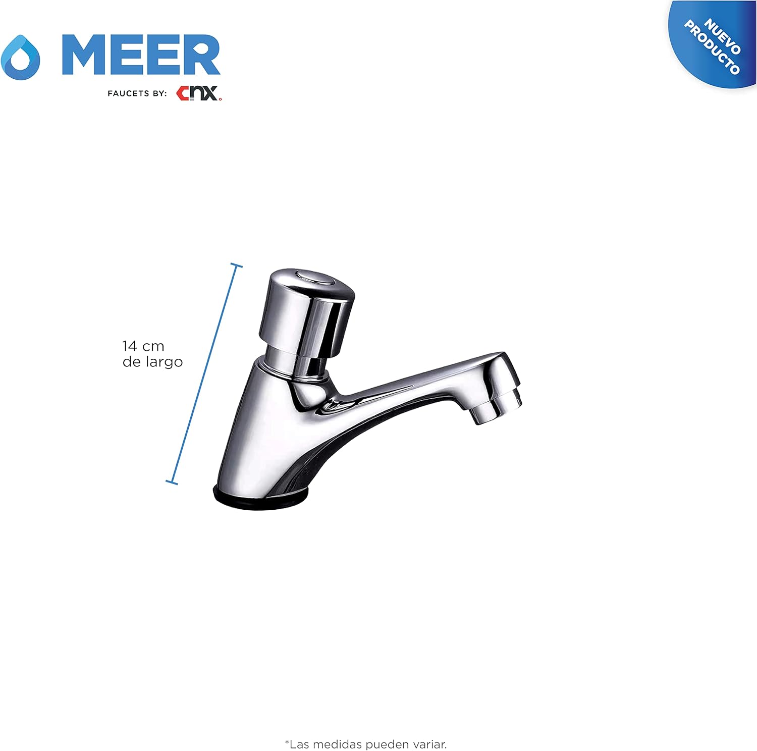 Llave Monomando Cromada con Temporizador para Lavabo – Ahorro Inteligente, Alta Durabilidad y Estilo Moderno 3