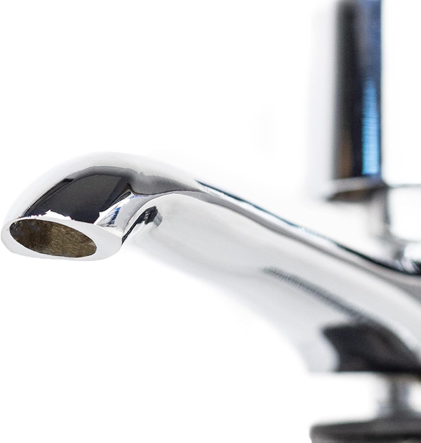 Llave Cromada para Lavabo con Giro 360°, Resistente al Óxido, Ahorro de Agua, Incluye Empaque de Instalación 3
