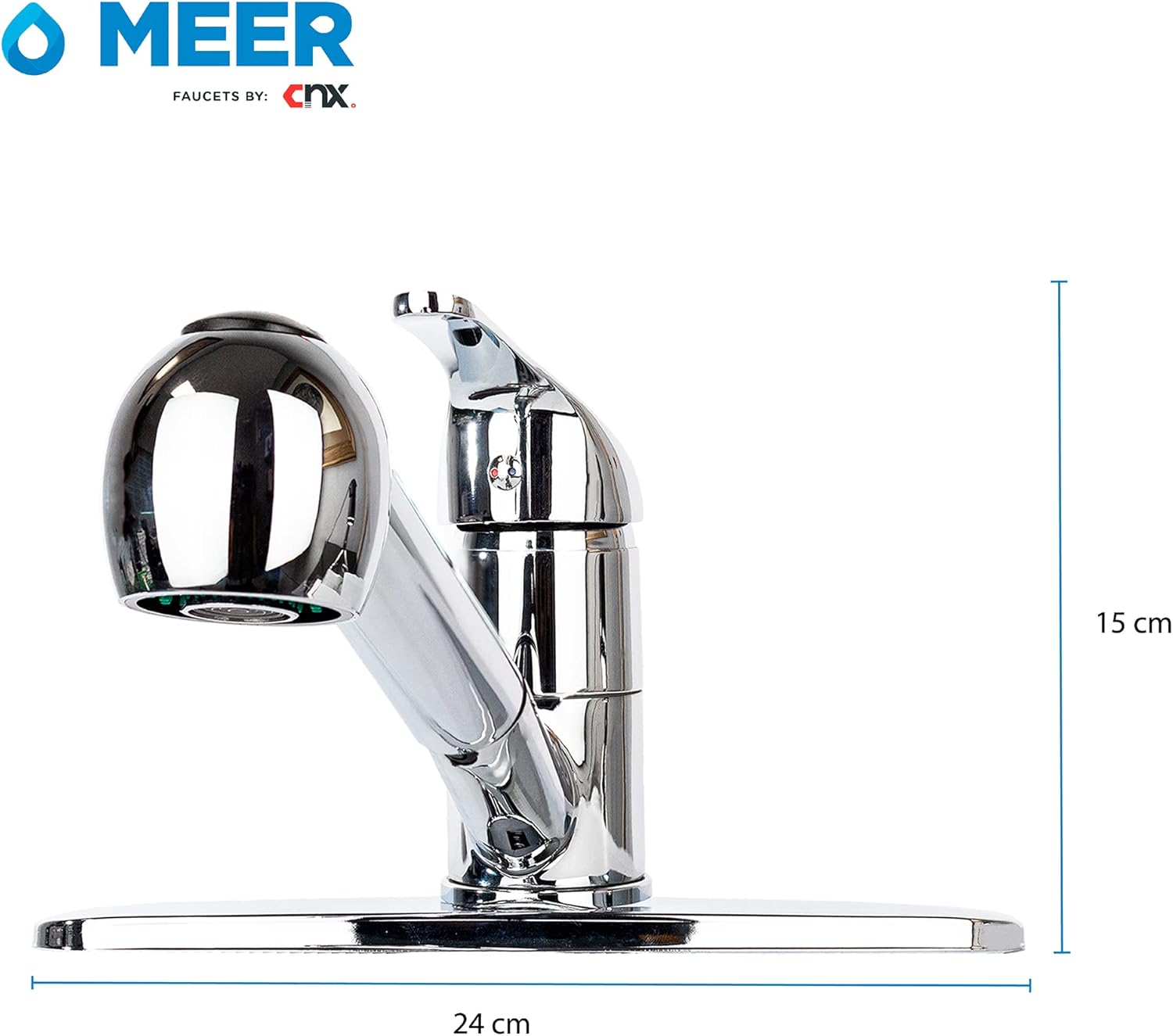 Mezcladora Monomando con Cuello Extensible ideal para cocina 5