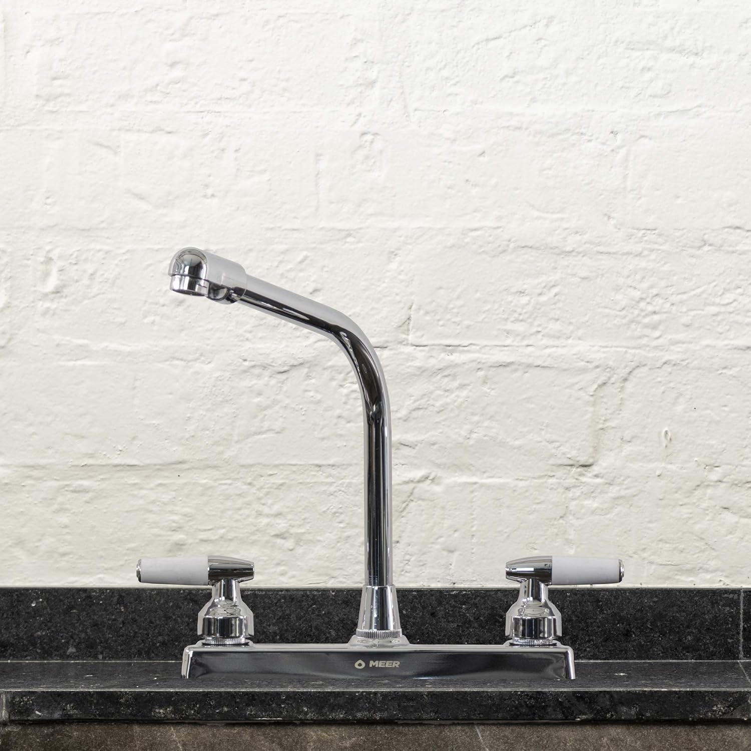 Mezcladora para Fregadero con Movimiento de 1/4, Llaves para Fregadero de Cocina con Cuello de 25.5cm, Mezcladora para lavabo Ahorradora de Agua 3