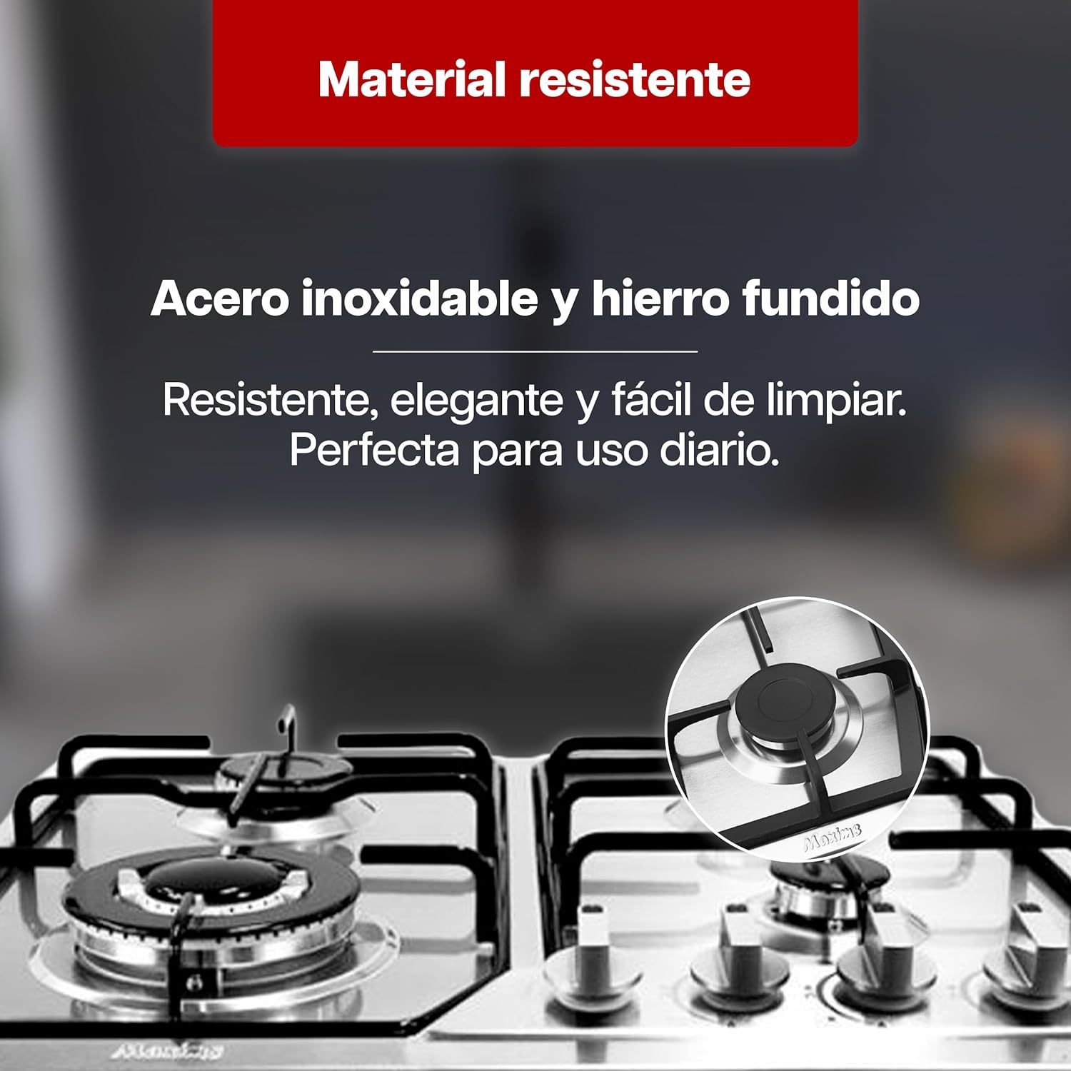 KIT DUO MINI para Cocina! KIT completo de tarja con monomando y accesorios y parrila con campana 7