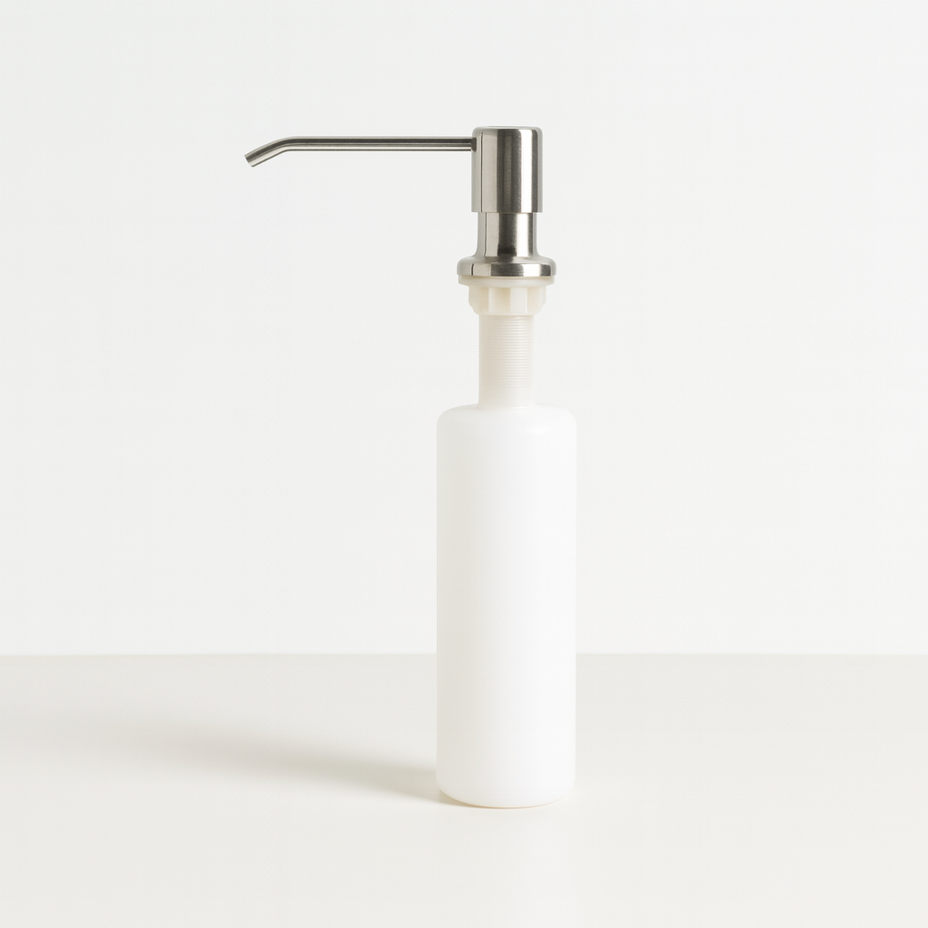 Jabonera para Tarja con tanque de 350 ML, Ideal para mantener ordenado el fregadero