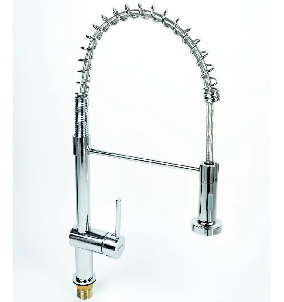 Mezcladora Monomando para Fregadero con 2 Funciones de Chorro y Cuello Flexible, Acabado Resistente y Tecnología Water Sense