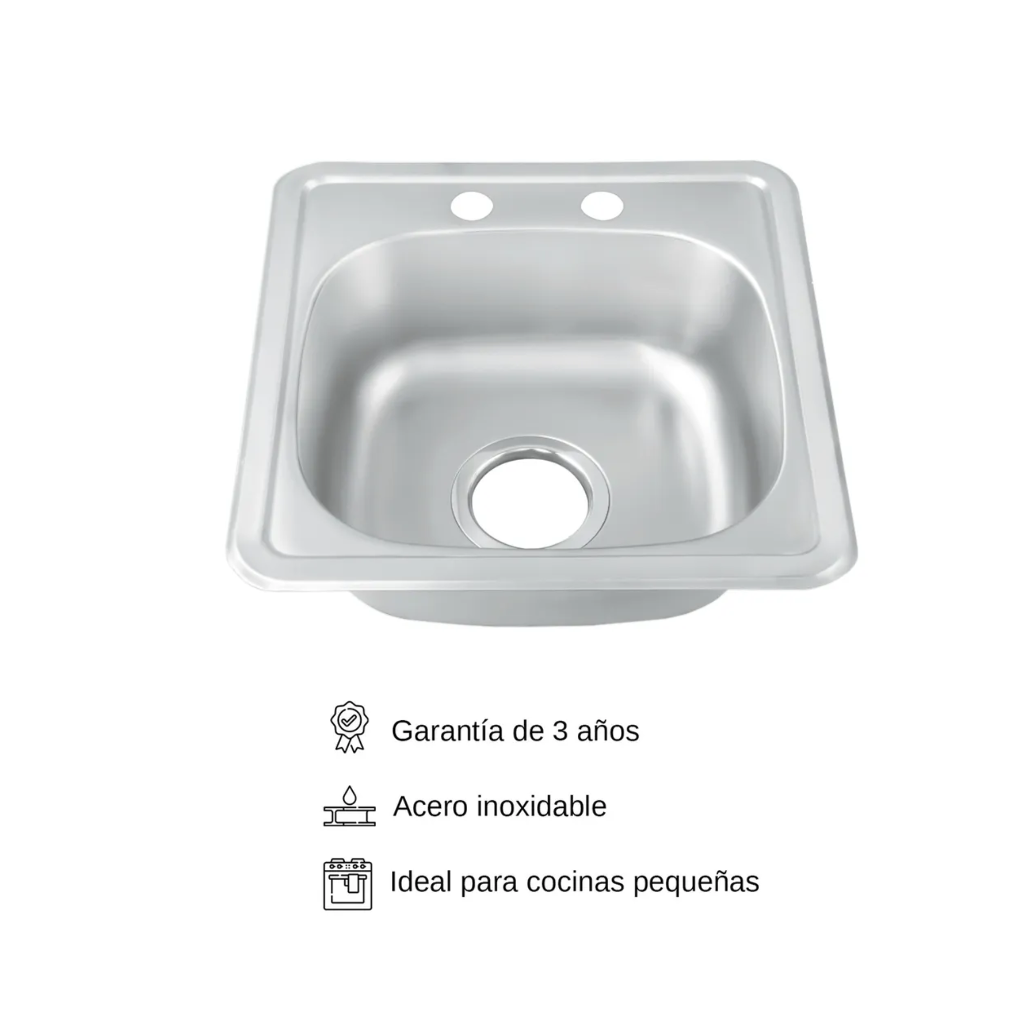 Tarja Sencilla 38X38CM Para Empotrar, Ideal Para Bar 3