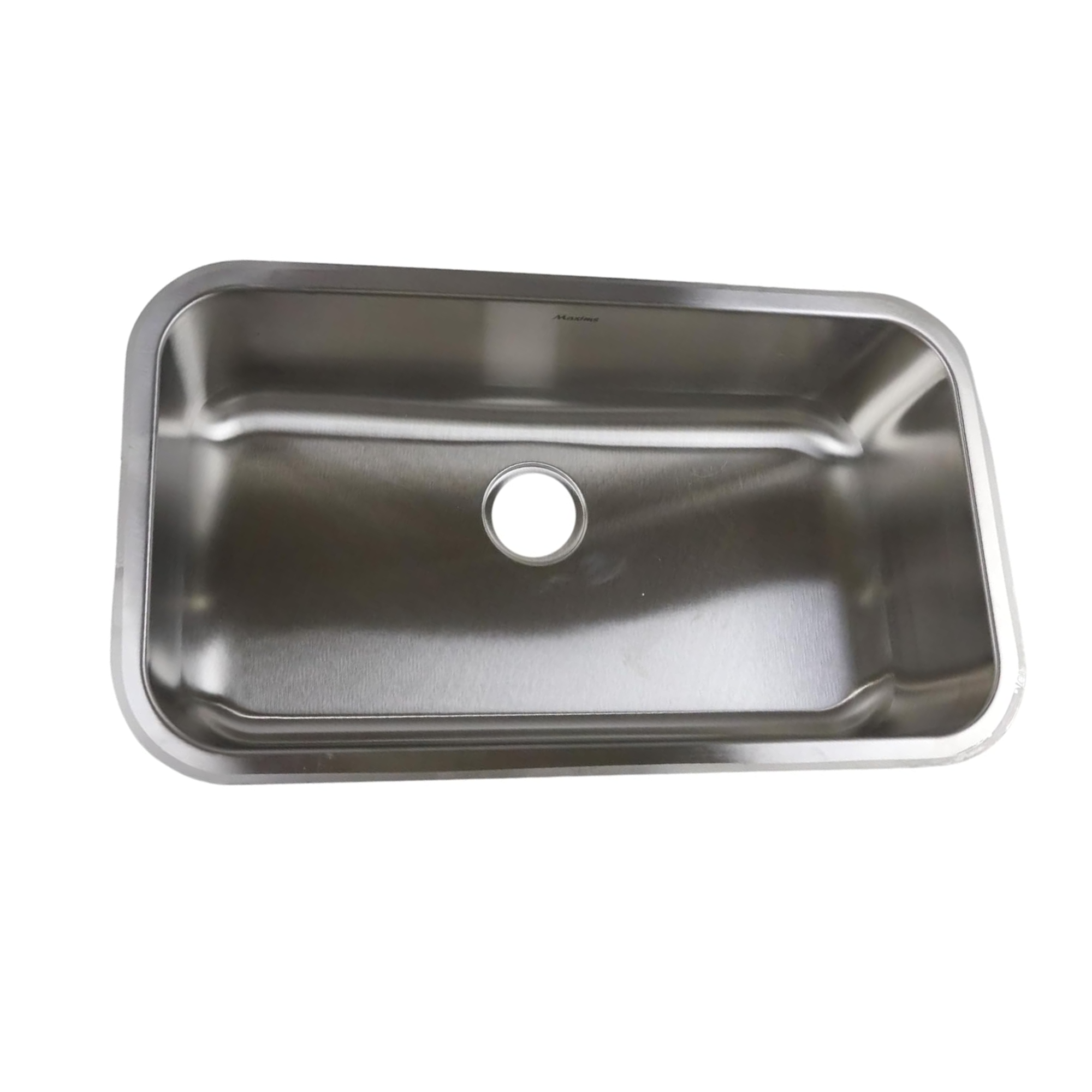 Tarja de Cocina Maxims T8046, Fregadero 1 Pila, Acero Inoxidable 80X46x23cm De Submontar.