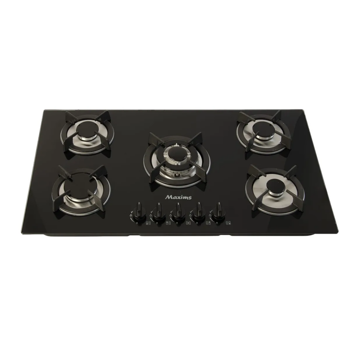 Parrilla de 5 quemadores para empotrar, (gas LP o Natural) con empotre drop in
