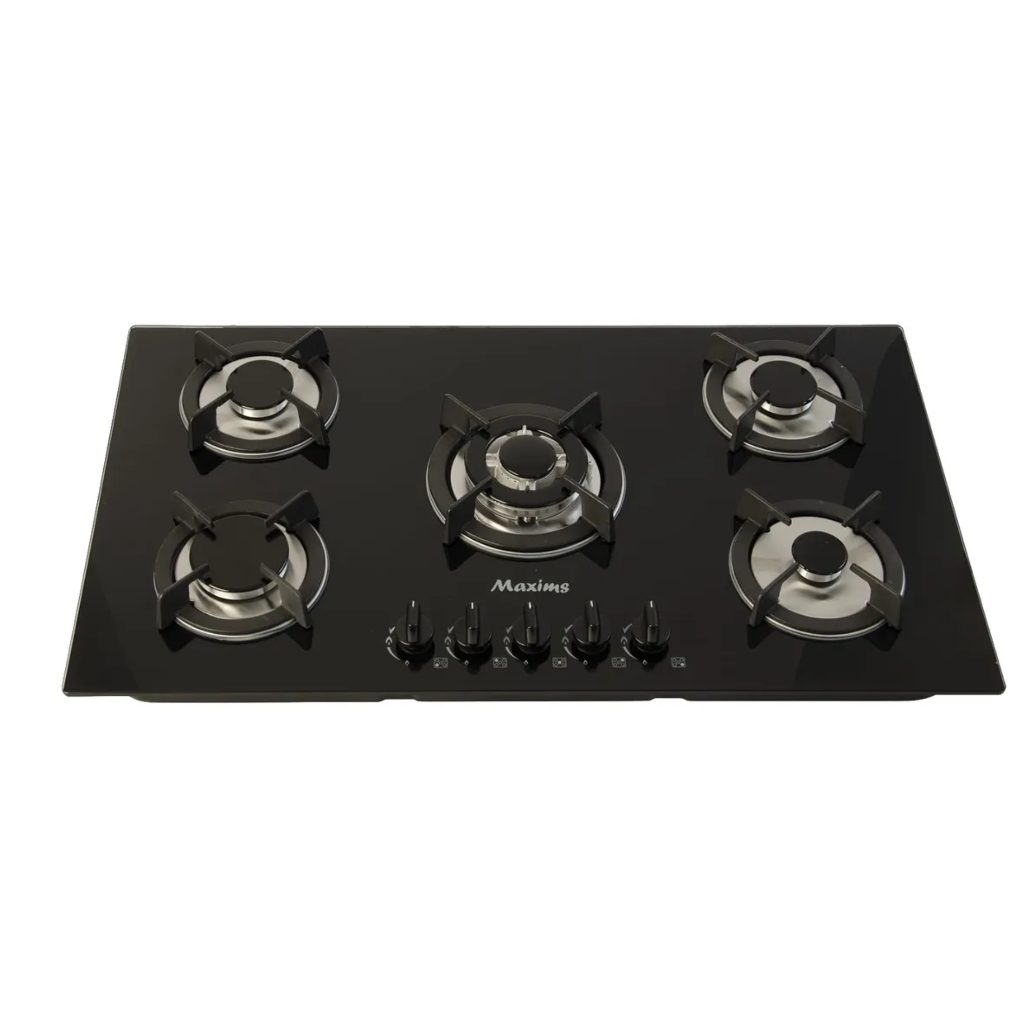 Parrilla de 5 quemadores para empotrar, (gas LP o Natural) con empotre drop in