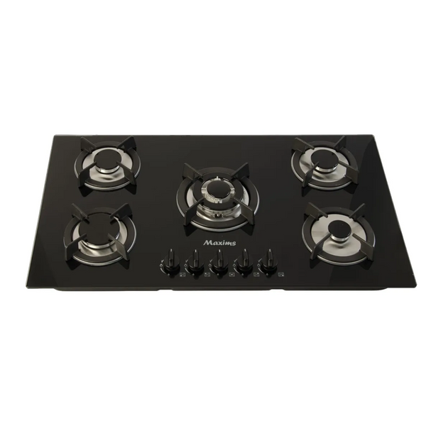 Parrilla de 5 quemadores para empotrar, (gas LP o Natural) con empotre drop in