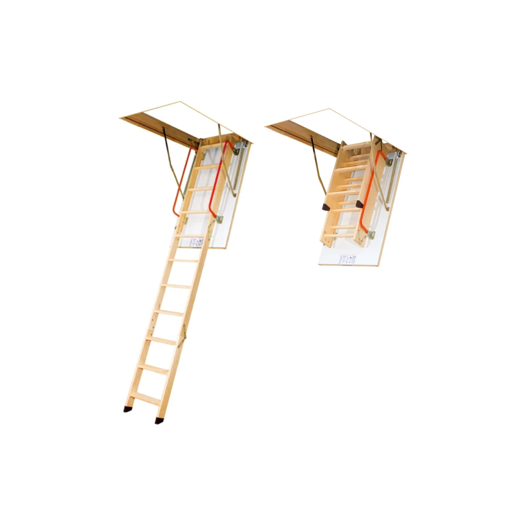 Escalera para Ático de 3 tramos para Hueco de 60x120cm y con Altura Máxima de 280cm