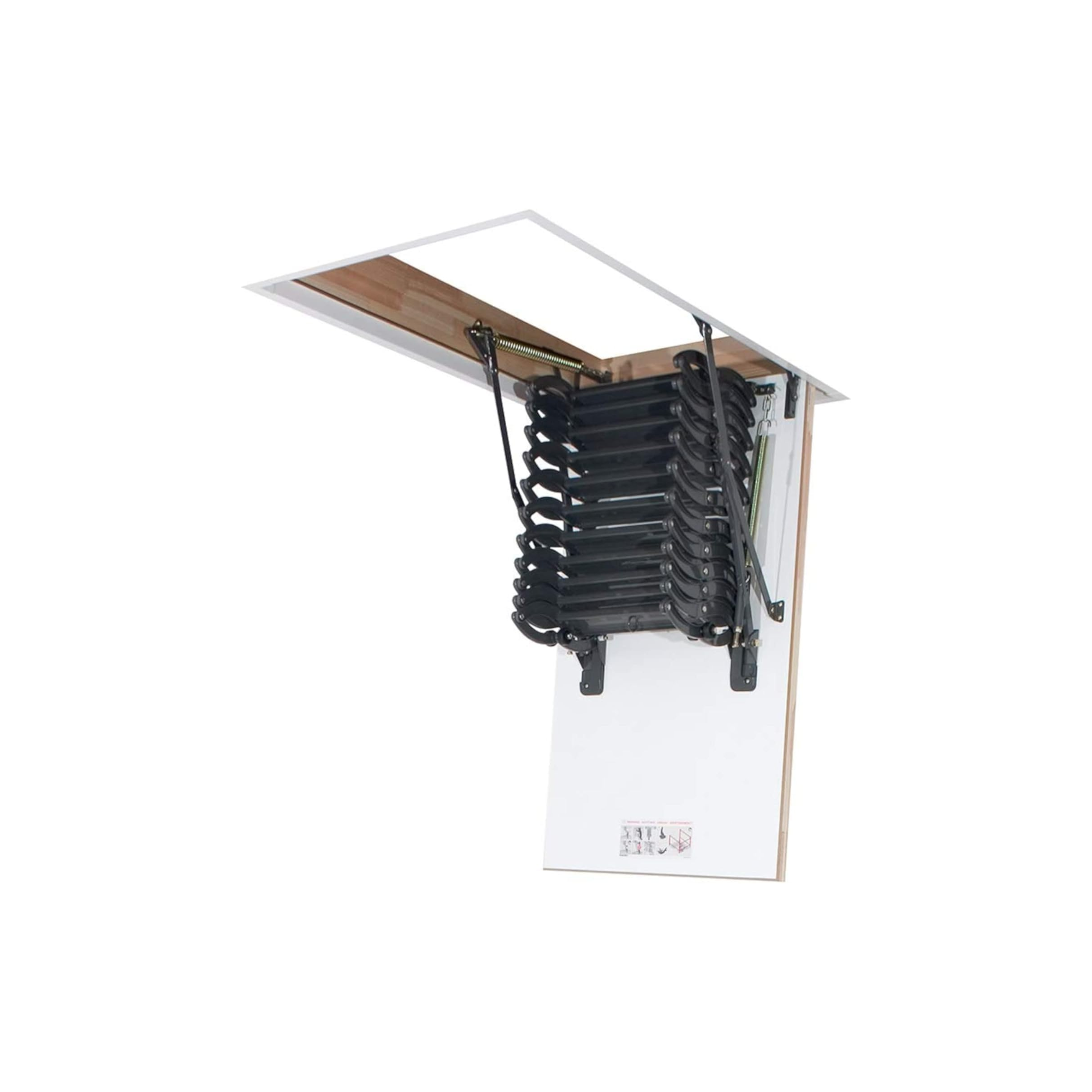 Escaleras Plegables de tipo Tijera para hueco de 70x80cm con una altura de 280cm 6