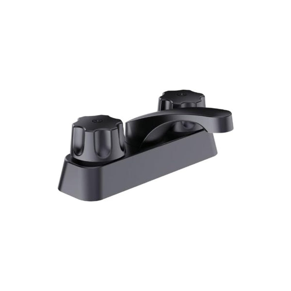 Mezcladora para Lavabo Negro Mate con Manerales de Zinc y Cuerpo de Latón – Diseño Moderno y Resistente
