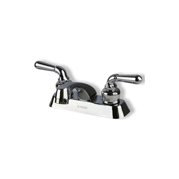 Mezcladora Cromada para Lavabo con Cierre de 1/4 de Vuelta – Fabricada en Acero Inoxidable, Latón y Zinc
