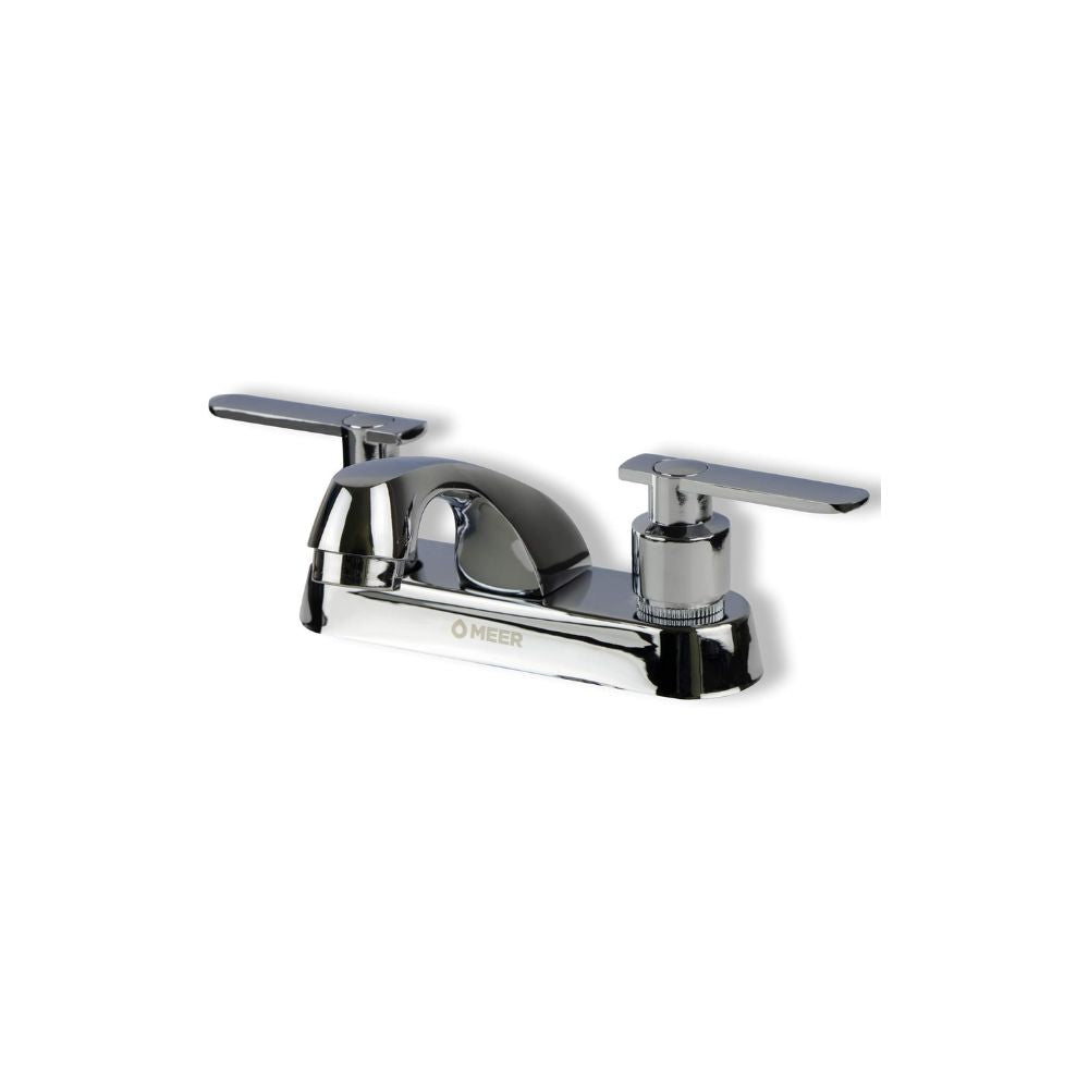Mezcladora para Lavabo Cromada de 1/4 de Vuelta – Fabricada en Acero Inoxidable, Zinc y Latón (Alta Durabilidad y Eficiencia)