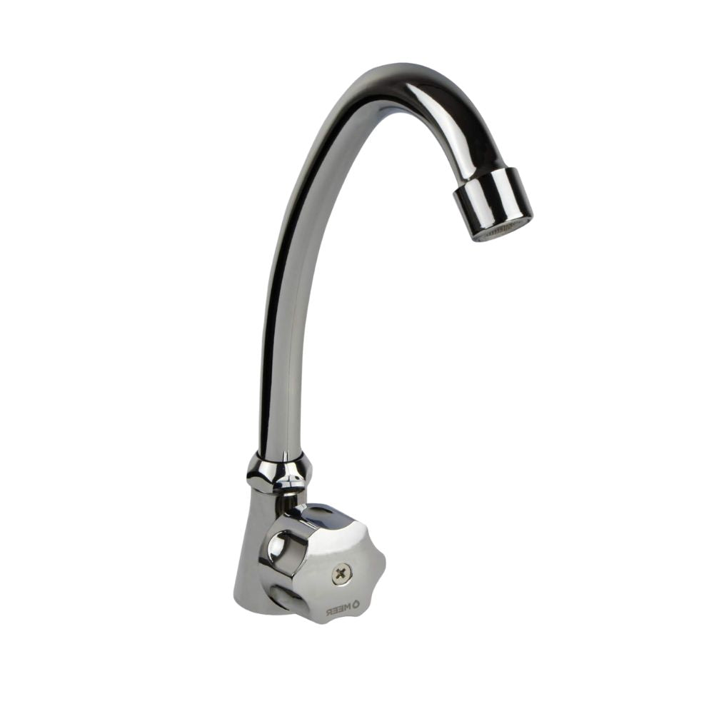 Llave con cuello rígido para Fregadero, Cromada, Llave para fregadero, llaves de agua, Resistente y Duradera
