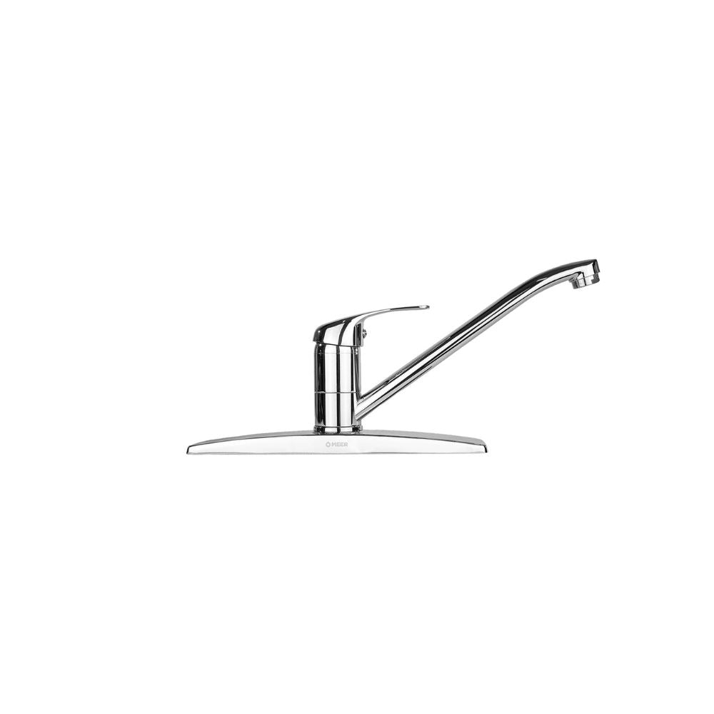 Mezcladora Monomando Cromada para Lavabo, con Cartucho Cerámico y Fácil Instalación, Acabado Brillante y Materiales de Alta Resistencia