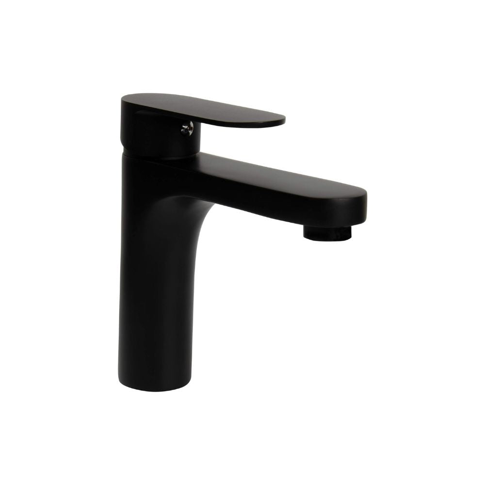 Mezcladora Monomando para Lavabo en Negro Mate – Acabado Elegante, Alta Durabilidad e Instalación Completa