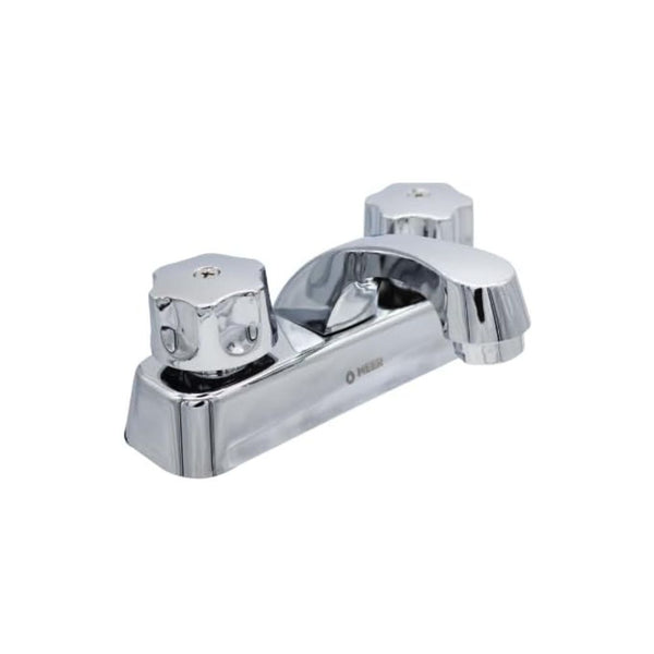 Mezcladora para Lavabo Cromada con Manerales de ABS, Sistema de 1/4 de Vuelta y Diseño Compacto