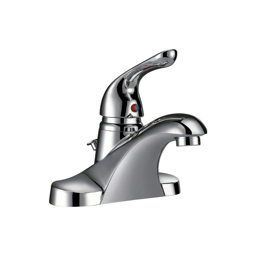 Mezcladora Monomando para Lavabo Cromada, Fabricada en Latón, Acabado Pulido, Resistente al Óxido, Incluye Aireador y Control Preciso