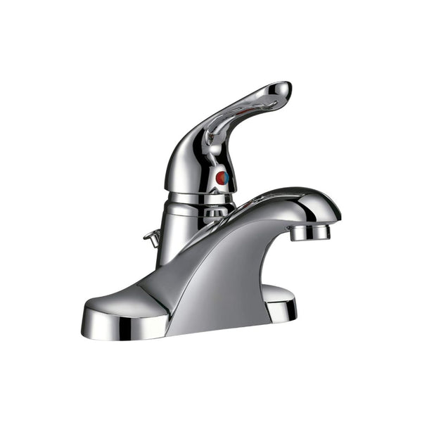 Mezcladora Monomando para Lavabo Cromada, Fabricada en Latón, Acabado Pulido, Resistente al Óxido, Incluye Aireador y Control Preciso