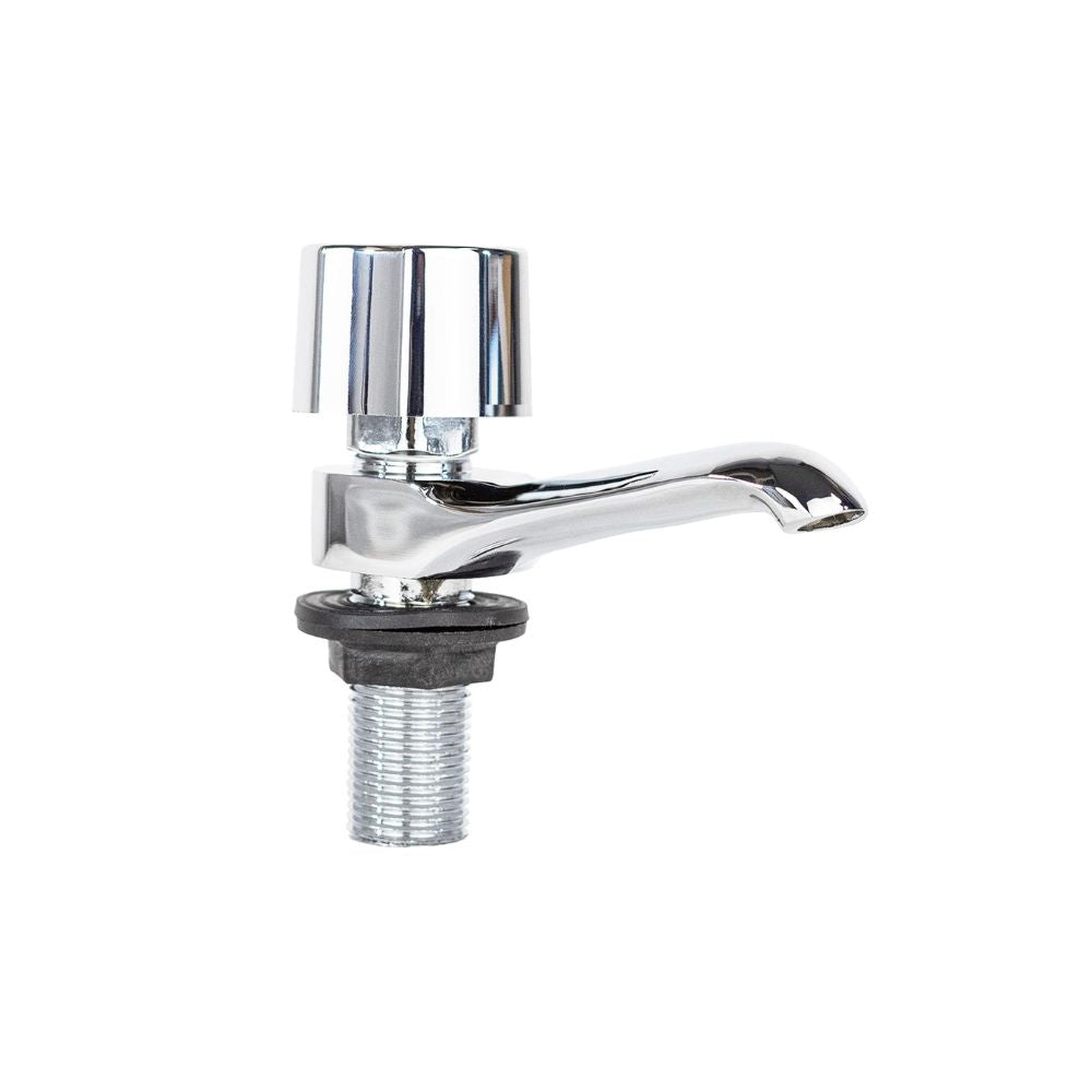 Llave Cromada para Lavabo con Giro 360°, Resistente al Óxido, Ahorro de Agua, Incluye Empaque de Instalación