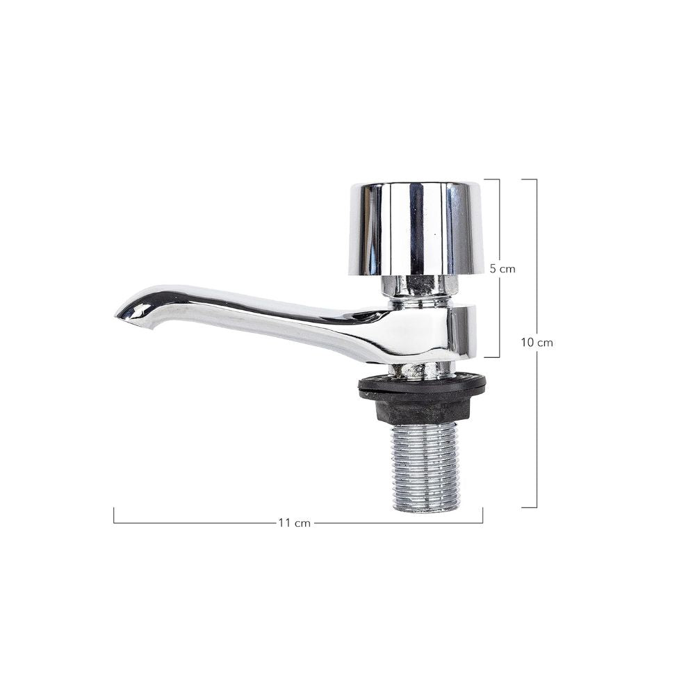 Llave Cromada para Lavabo con Giro 360°, Resistente al Óxido, Ahorro de Agua, Incluye Empaque de Instalación