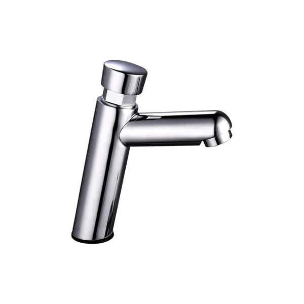 Llave Monomando Cromada con Temporizador – Eficiencia y Estilo para Baños Modernos
