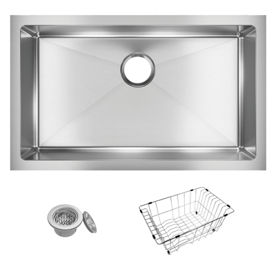Tarja Elkay para Submonntar de cocina de acero inoxidable Serie 300 Calibre 16 Medida 77.5 x 47 cm