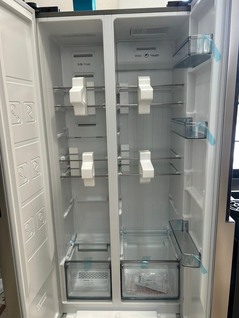 Refrigerador de 17 piés marca MAXIMS, gran diseño, 83 x 177 x 57 cm 3