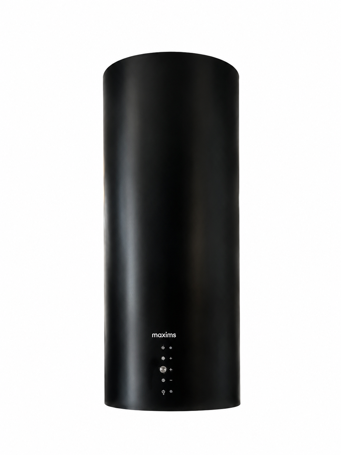 Campana Extractora de Isla CMI01 con Doble Turbina 35x35x145 cm en Negro Mate