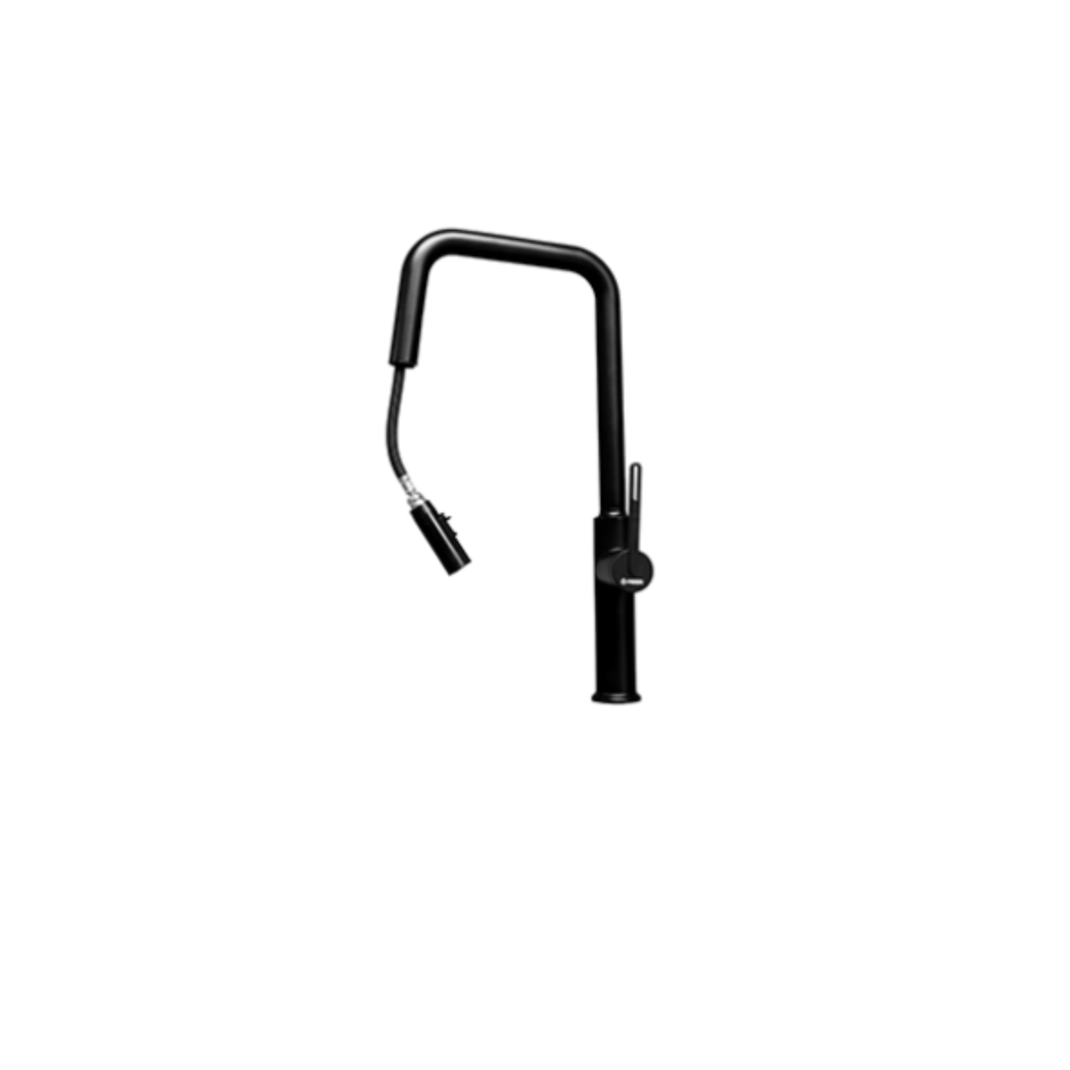 Elegante Llave Monomando para Tarja Modelo MZM8129 en Negro Mate