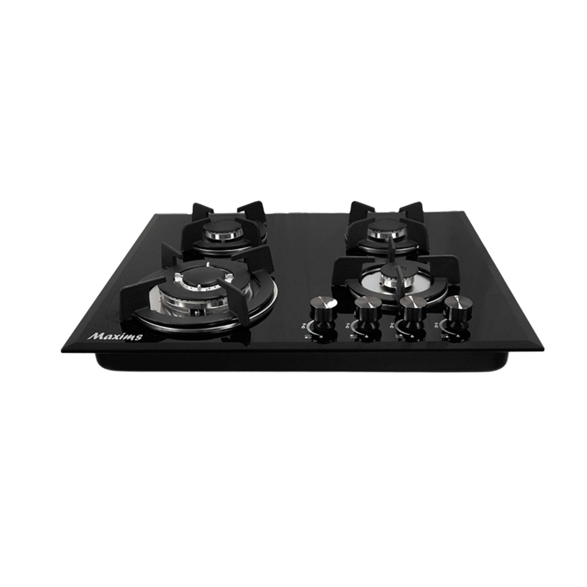 Parrilla de Gas Empotrable JZBS4S, Cubierta de Cristal, 4 Quemadores, 60cm x 51cm 1