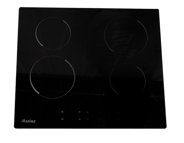 Parrilla de Vitrocerámica JVBS4V Empotrable Drop-In, Negro, 59cm x 52cm