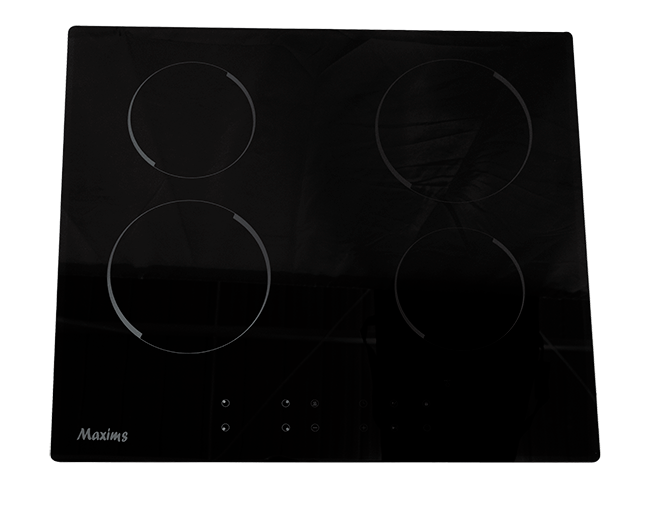 Parrilla de Vitrocerámica JVBS4V Empotrable Drop-In, Negro, 59cm x 52cm