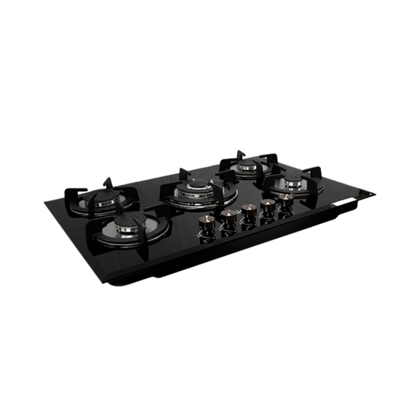 Parrilla de Gas Empotrable JZBS5B con Cubierta de Cristal, 76cm x 51cm