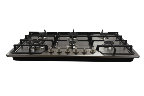 Parrilla de Gas JZBS6A Empotrable en Acero, 90cmx51cm con 6 Quemadores