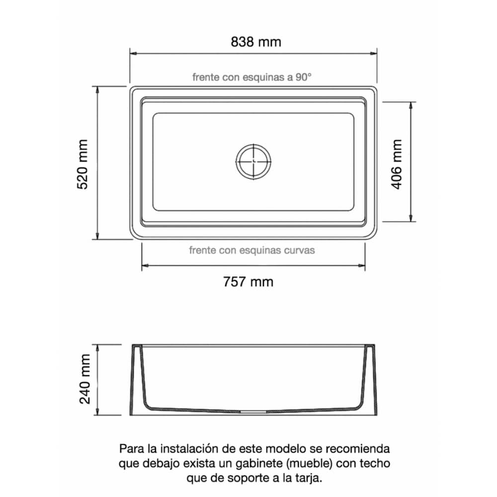 Plados Tarja de Cuarzo Estilo Farm Moderma y Ultra Resistente 6