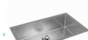 Fregadero de cocina de acero inoxidable, de montaje a ras o elevado, de forma rectangular